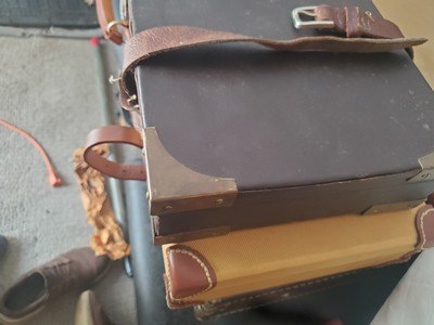 Oak and Leather shotgun case - Image 2 of 8