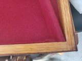 Oak and Leather shotgun case - Image 3 of 8