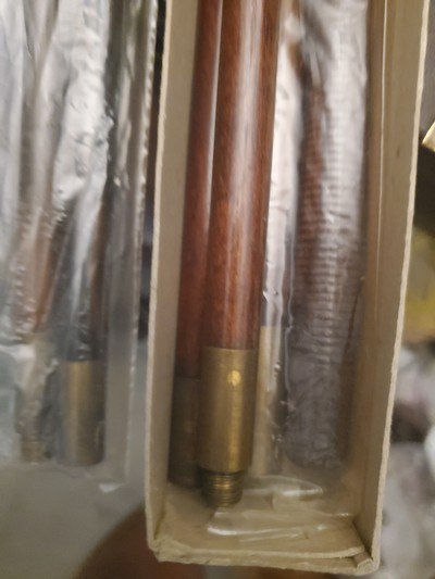 English shotgun Snap Caps, chamber brushes, wooden rods, brush packets. - Image 6 of 7