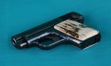 Custom Colt 1908 vest pocket .25 auto with gold inlay and mastodon grips - 7 of 7