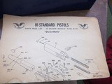 Hi Standard Dura-Matic M101 22lr Pistol w-original box and manual - 10 of 10