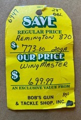 Remington 870 Wingmaster Magnum 20 Ga with 28" barrel - used - 11 of 12