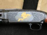 Winchester M12 20 ga VR Custom Cargnel engraved from the Bill Jaqua collection - 3 of 20