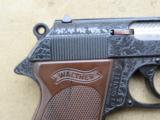 Walther PPK 22 LR Factory Engraved from the Bill Jaqua collection - 6 of 17