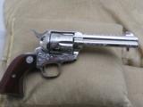 Colt SAA Frontier Six Shooter "C" Factory Master Engraved 44-40 4 3/4" Nickel - 5 of 19