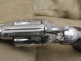 Colt SAA Frontier Six Shooter "C" Factory Master Engraved 44-40 4 3/4" Nickel - 12 of 19