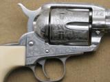 Ruger Vaquero 45 Colt "A" Engraved by Michael Gouse - 10 of 20
