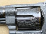 Smith & Wesson 25-5 45 Colt "A" Michael Gouse engraved with gold lines - 6 of 16