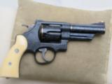 Smith & Wesson 25-5 45 Colt "A" Michael Gouse engraved with gold lines - 8 of 16