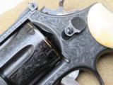 Smith & Wesson 25-5 45 Colt "A" Michael Gouse engraved with gold lines - 5 of 16