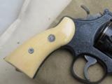 Smith & Wesson 25-5 45 Colt "A" Michael Gouse engraved with gold lines - 9 of 16