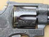 Smith & Wesson 25-5 45 Colt "A" Michael Gouse engraved with gold lines - 11 of 16