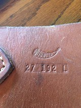 Hunter 27-192-L Heavy Brown Leather Dual Holster & Belt - 4 of 8