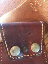 Hunter 27-192-L Heavy Brown Leather Dual Holster & Belt - 6 of 8