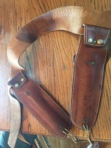 Hunter 27-192-L Heavy Brown Leather Dual Holster & Belt - 8 of 8