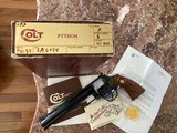 Colt Python Looks Unfired In Original Box With Paperwork 8” - 6 of 13