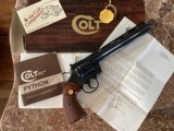 Colt Python Looks Unfired In Original Box With Paperwork 8” - 1 of 13