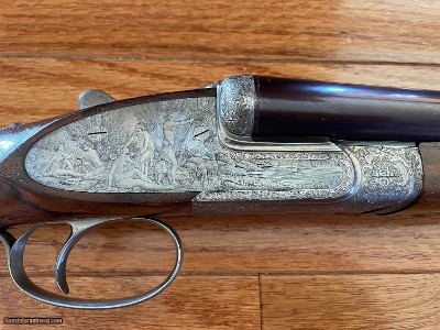 Antonio Zoli Sidelock Engraved In Diana Of The Hunt