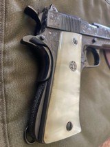Very Rare Factory Engraved Llama Semi Automatic Pistol - 3 of 10