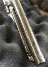 Nimschke Engraved Colt Model 1862 with Tiffany Grips - Deluxe Engraving - Very Fine and Rare! - 3 of 15