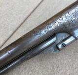 Superb Nimschke Engraved Colt Model 1861 Navy Carved & Checkered Ivory Grips! Deluxe Engraving! - 4 of 15