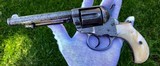 NEWLY FOUND COLT 1877 THUNDERER W/ FACTORY ENGRAVED PANEL SCENE - 4 of 15