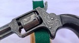 Nimschke Engraved F. D. Bliss Silver Washed Cartidge Conversion Revolver - 2 of 15