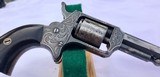 Nimschke Engraved F. D. Bliss Silver Washed Cartidge Conversion Revolver - 11 of 15