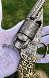 Original Documented Tiffany Grip Colt Model 1861 Navy Conversion - 11 of 15