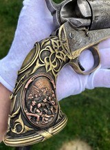 Original Documented Tiffany Grip Colt Model 1861 Navy Conversion - 14 of 15