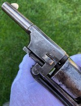 Panel Scene Brevette Colt Revolver w/ Unusual Lever Latch System - 7 of 15
