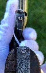 Panel Scene Brevette Colt Revolver w/ Unusual Lever Latch System - 15 of 15