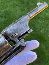 Panel Scene Brevette Colt Revolver w/ Unusual Lever Latch System - 6 of 15