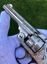 Cased & Engraved Smith & Wesson Double Action Revolver - 7 of 15
