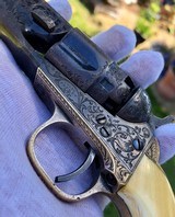 Factory Engraved Colt 1862 Police Deluxe Exhibition Revolver - 2 of 15