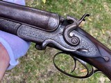 Antique High Grade Side Lever Engraved 10 Gauge Shotgun - 1 of 15
