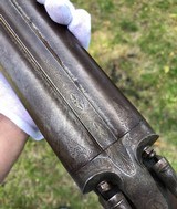 Antique High Grade Side Lever Engraved 10 Gauge Shotgun - 9 of 15