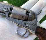 Very Early Factory Engraved Colt 1849 Pocket with Unusual Engraving Style - 2 of 15