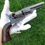 Very Early Factory Engraved Colt 1849 Pocket with Unusual Engraving Style - 6 of 15
