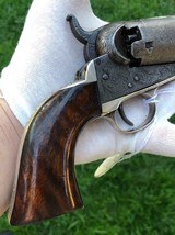 Very Early Factory Engraved Colt 1849 Pocket with Unusual Engraving Style - 9 of 15