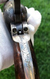 Very Early Factory Engraved Colt 1849 Pocket with Unusual Engraving Style - 5 of 15