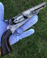 Scarce Colt Model 1862 Police w/ Full Silver Wash / Plated Finish - 9 of 15