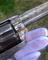 Extremely Early 3 Digit Nimschke Shop Engraved Colt Single Action Army SAA - 14 of 15