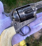 Extremely Early 3 Digit Nimschke Shop Engraved Colt Single Action Army SAA - 12 of 15