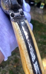 Extremely Early 3 Digit Nimschke Shop Engraved Colt Single Action Army SAA - 5 of 15