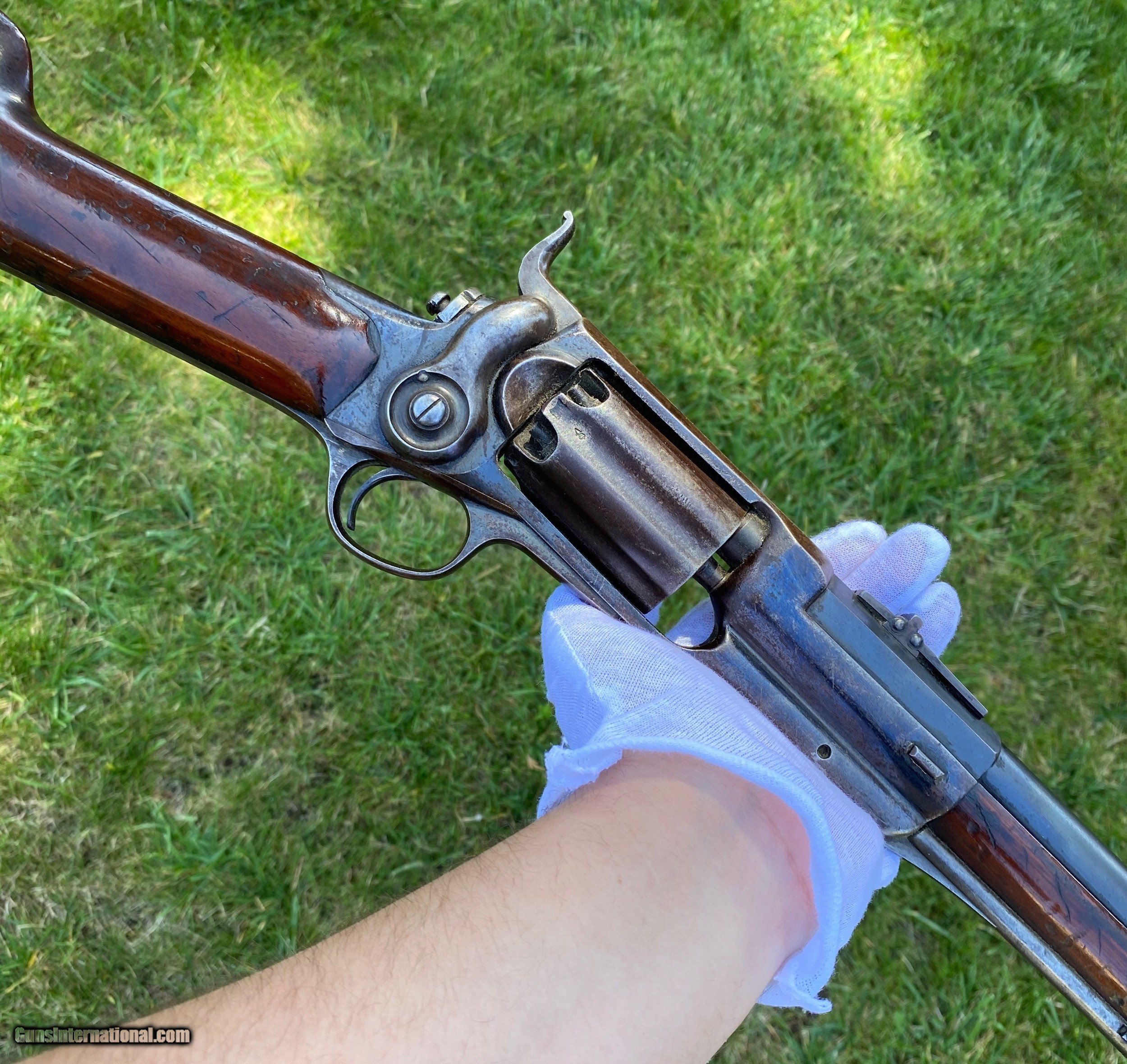 Exceptionally Rare Colt Model 1855 Revolving Rifle With London Address