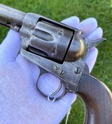 Scarce Colt Single Action Army Artillery Model SAA w/ Extremely Rare Wheeler Inspected Frame - 2 of 15
