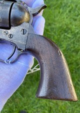Scarce Colt Single Action Army Artillery Model SAA w/ Extremely Rare Wheeler Inspected Frame - 3 of 15