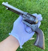 Scarce Colt Single Action Army Artillery Model SAA w/ Extremely Rare Wheeler Inspected Frame - 1 of 15