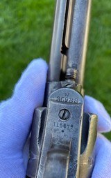 Scarce Colt Single Action Army Artillery Model SAA w/ Extremely Rare Wheeler Inspected Frame - 14 of 15